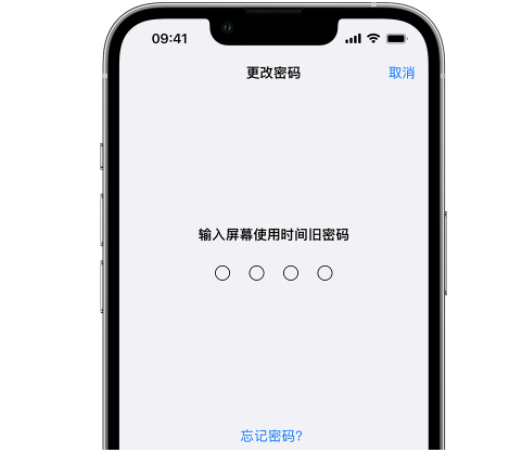 提蒙乡iPhone屏幕维修分享iPhone屏幕使用时间密码忘记了怎么办 