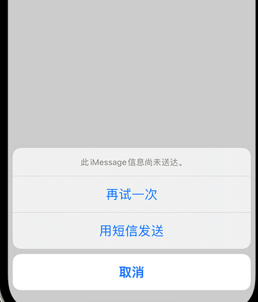 提蒙乡apple维修iPhone上无法正常发送iMessage信息