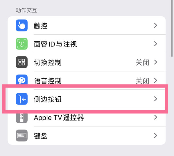 提蒙乡苹果14维修店分享iPhone14 Plus侧键双击下载功能关闭方法 