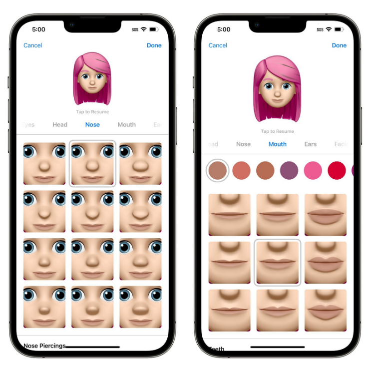 提蒙乡苹果手机维修分享​iOS 16中的拟我表情有了哪些变化和升级 